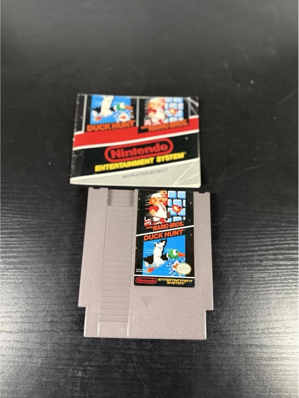 Super Mario Bros Duck Hunt NES Nintendo w Manual Authentic